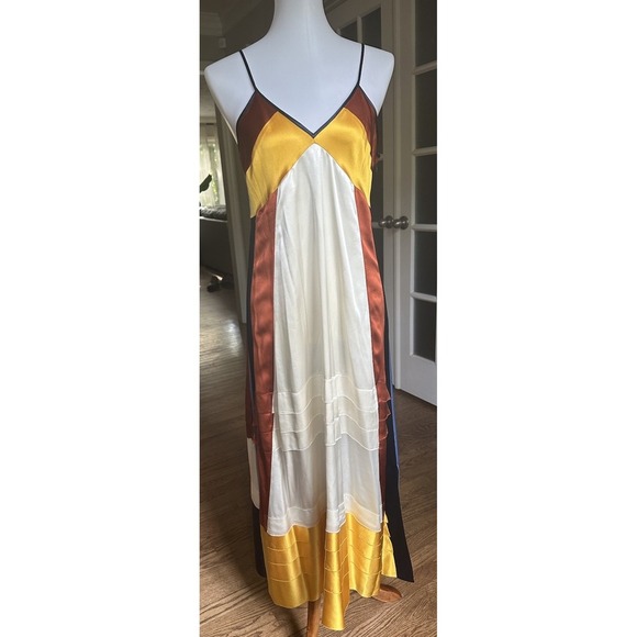 TORY BURCH SASHA LUXURY SILK MAXI DRESS , SIZE 8/RETAIL $798 - Picture 9 of 9